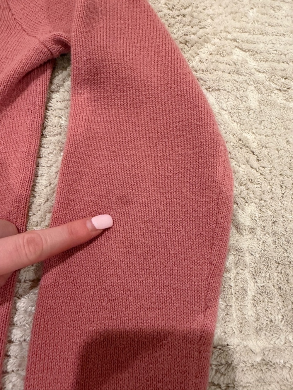 Hollister Pink Button Front Cardigan Sweater Size Medium Y2K Layering - Picture 2 of 6